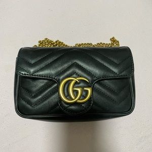 Gucci Marmont Super Mini Black